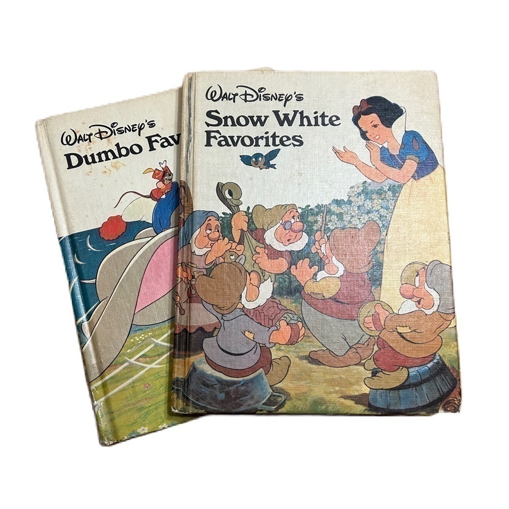Vintage Snow White’s Dumbo Favorites Book Bundle 1973 Danberry Press Hardcover